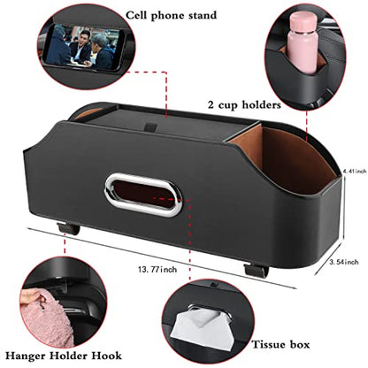 Car Seat Back Organizer with Cup Holders (22.9281 Ounce)