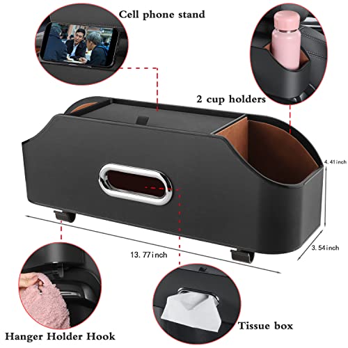 Car Back Seat Organizer with 2 Cup Holders (22.9281 Ounce)