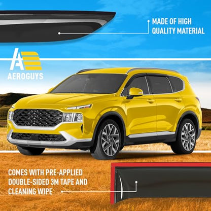 Extra Durable Window Deflectors Tape (4 Count)