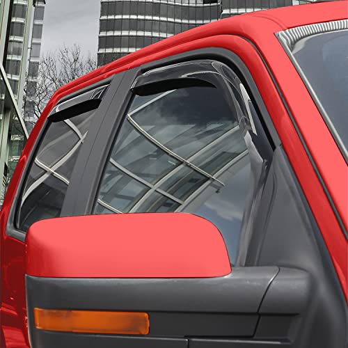 in Channel Extra Durable Rain Guards for Ford F (4 Count)