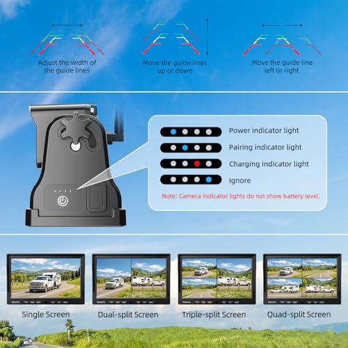 Magnetic RV Wireless Backup Camera (5 Count)