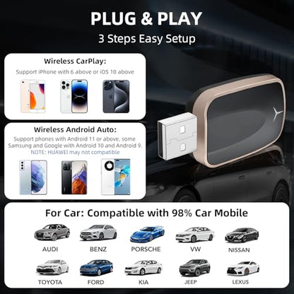 Mini Wireless CarPlay Adapter for iPhone