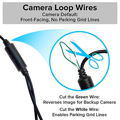 10.5" OEM Rear View Mirror with 4.3" LCD Screen and 170° Backup Camera