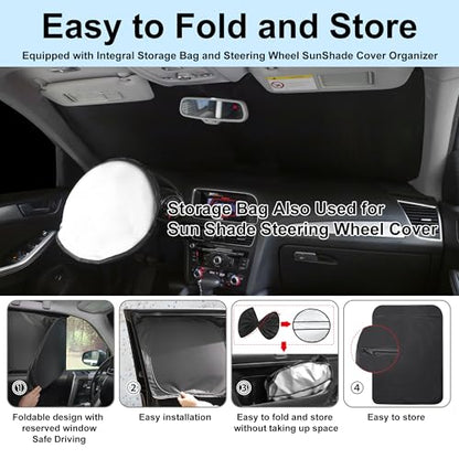 Window Shades for Toyota RAV4 2019 (8 Count)