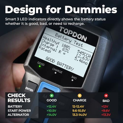 BT100 12V Car Battery Tester