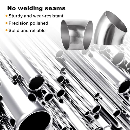 4 Pack 2.5 Inch 45 Degree Exhaust Elbow Pipe