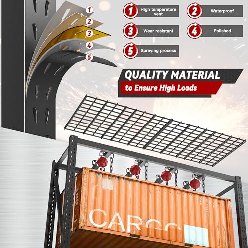 8000LBS Heavy Duty Garage Shelving (4 Count)