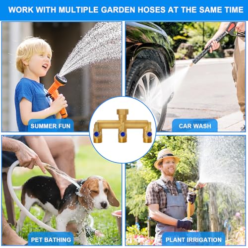 Brass Garden Hose Splitter