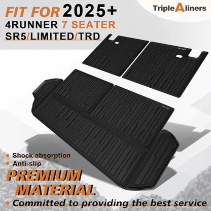 Trunk & Rear Seatback Mat for 2025 2026 4Runner
