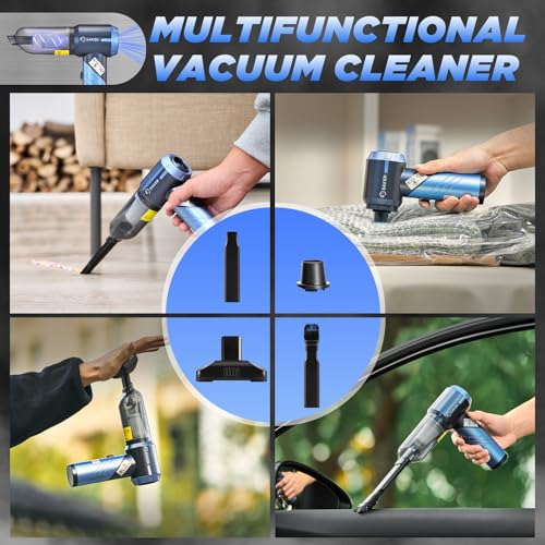Handheld Car Vacuum Portable Cordless17000Pa HL132 Blue