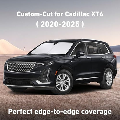 Windshield Sunshade Compatible for Cadillac XT6 2020