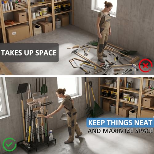 Organizer Yard Tool Storage Rack