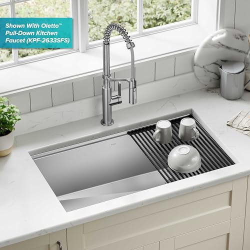 Stainless Steel 32 in Undermount Kitchen Sink KWU110