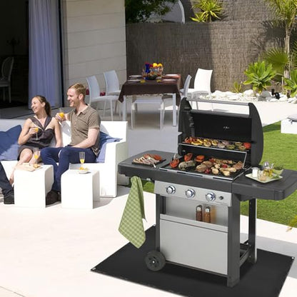 Under Grill Mat for Outdoor Grilling