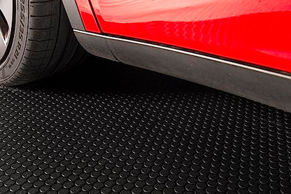 Small Coin Pattern Vinyl Garage Flooring Mat