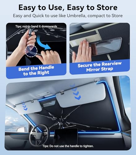 Windshield Sun Shade Umbrella for Silverado