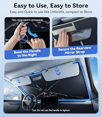 Windshield Sun Shade Umbrella for Silverado