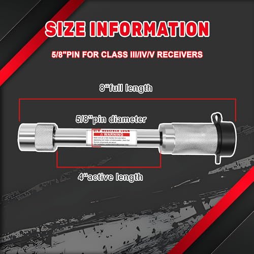 Trailer Hitch Lock for 2" Receiver