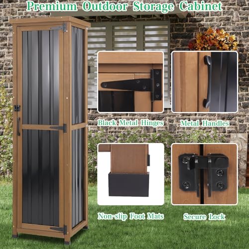 Tall Outdoor Storage Cabinet