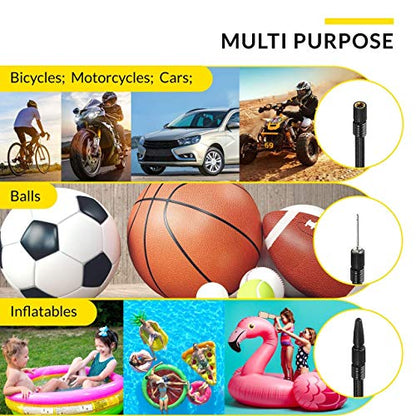 AC DC Tire Inflator Pump for Car 12V DC and Home 110V AC Swift Performance 2.0 Portable Air Compressor Pump for Car and Home