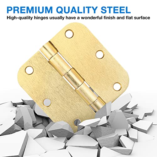 Rounded Door Hinges 3.5" X 3 1 (30 Count)