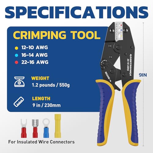 Crimping Tool for Insulated Terminals