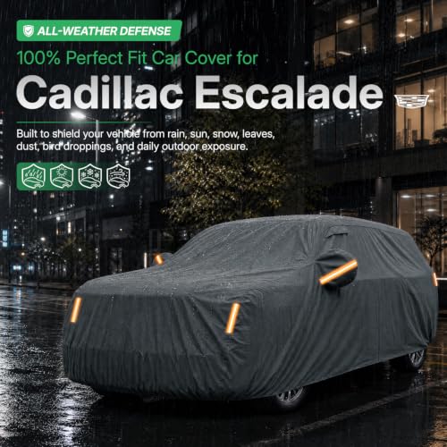 Waterproof Heavy Duty Car Cover Custom Fit Cadillac Escalade
