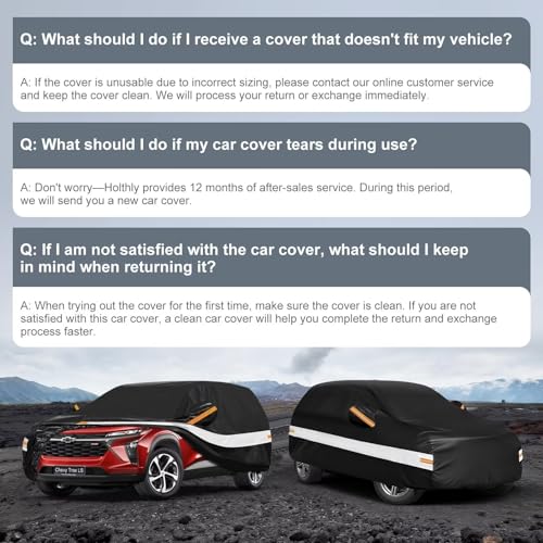 10 Layers SUV Car Cover Custom Fit for Chevrolet Chevy Trax
