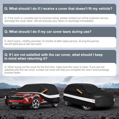 10 Layers SUV Car Cover Custom Fit for Chevrolet Chevy Trax
