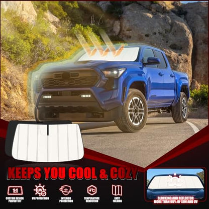 Windshield Sun Shade for Toyota Tacoma 2024