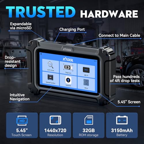 D6S OBD2 Scanner Diagnostic Tool Full System 30 Resets Engine ABS SRS