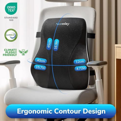 Lumbar Support Pillow for Office Chair Car Back Support Pillow