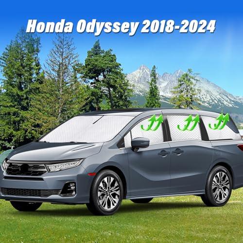 8pcs Thicken Sun Shades for Honda Odyssey Elite 2018