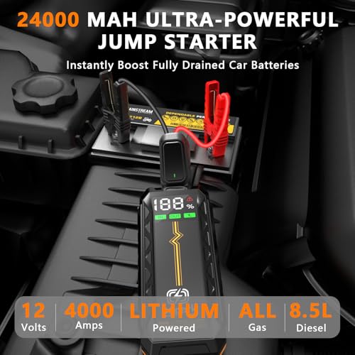 G69H 4000A Safe Jump Starter with Light