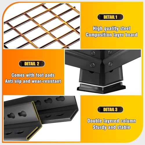 72" H X 48" W X 24" D Heavy Duty Garage Shelving Unit (5 Count)
