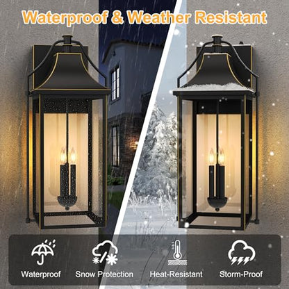 25IN Dusk to Dawn Outdoor Wall Light