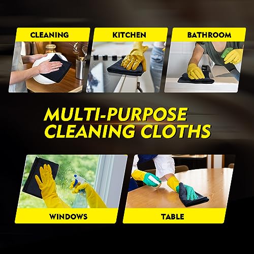 Microfiber Cleaning Cloths 12 Pack (12 Count)