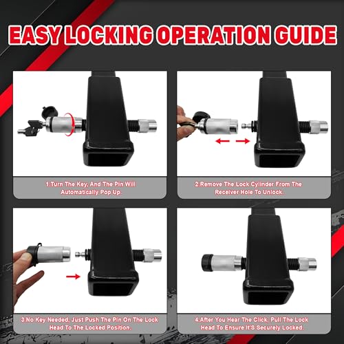 Trailer Hitch Lock for 2" Receiver