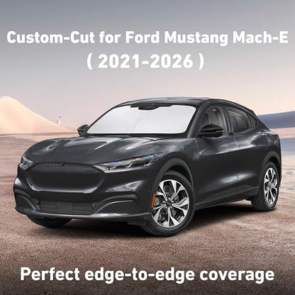 Windshield Sunshade Compatible for Ford Mustang Mach