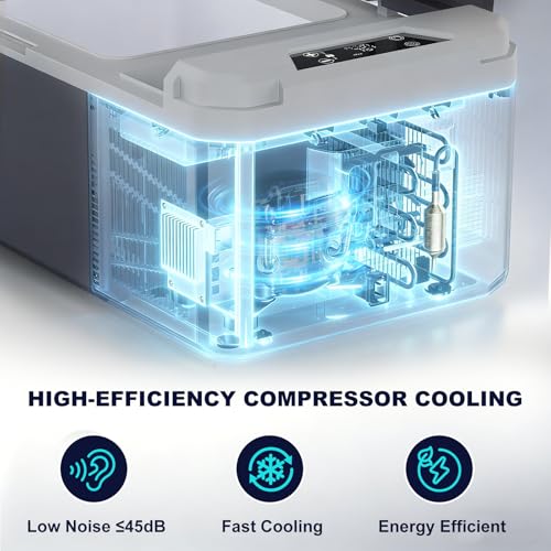 15QT(15L) Car Refrigerator, 12V Compressor Electric Cooler 0℉~68℉