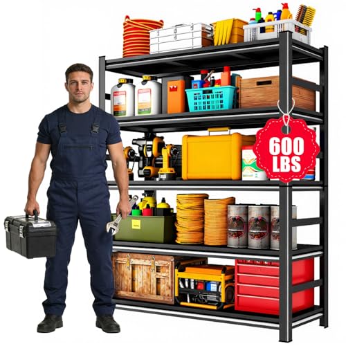 72''H × 36''W Garage Shelving