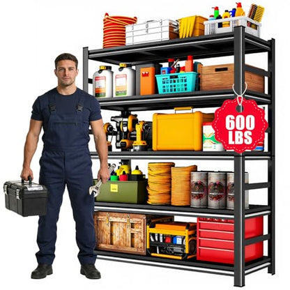 72''H × 36''W Garage Shelving