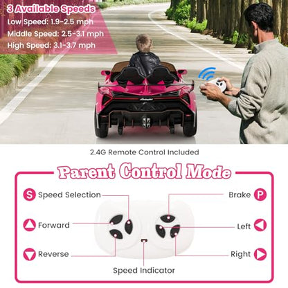 Pink Lamborghini Ride on Car