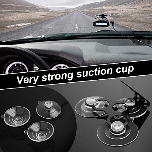 Windshield Suction Cup Mount Holder Compatible with Cobra Radar