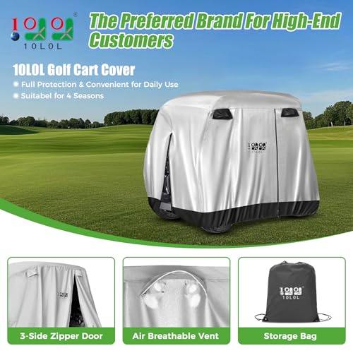 4 Passenger Golf Cart Cover for Yamaha EZGO Club Car