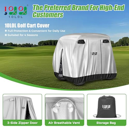4 Passenger Golf Cart Cover for Yamaha EZGO Club Car