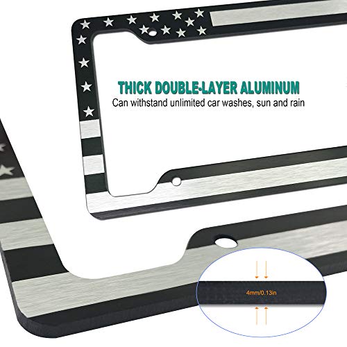 License Plate Frame American Flag