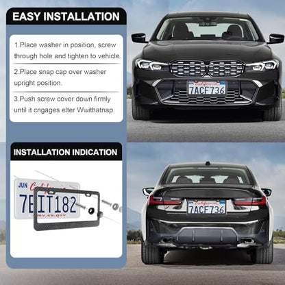 Carbon Fiber License Plate Frames