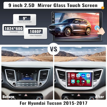 2G+64G 9 Inch Android Car Stereo for Hyundai Tucson 2015
