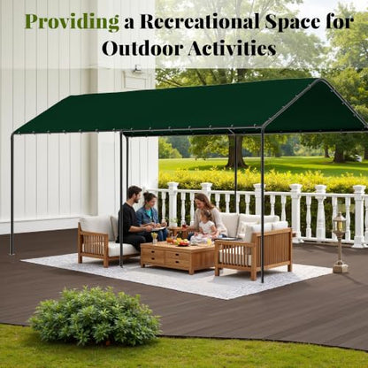 Carport 10x20 FT Heavy Duty Carport Canopy Tent Waterproof